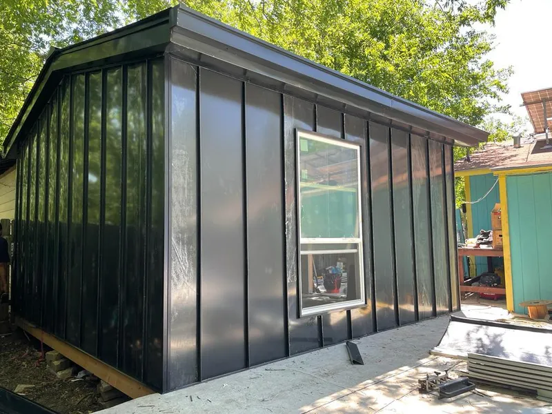 Black standing seam metal wall panels for Roof Inspection in Kingsport