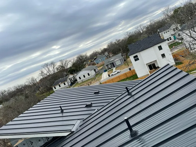 Standing seam metal roof panels with vents for Skylight Repair in Kingsport